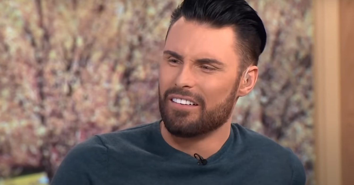 Rylan Clark squirming on This Morning