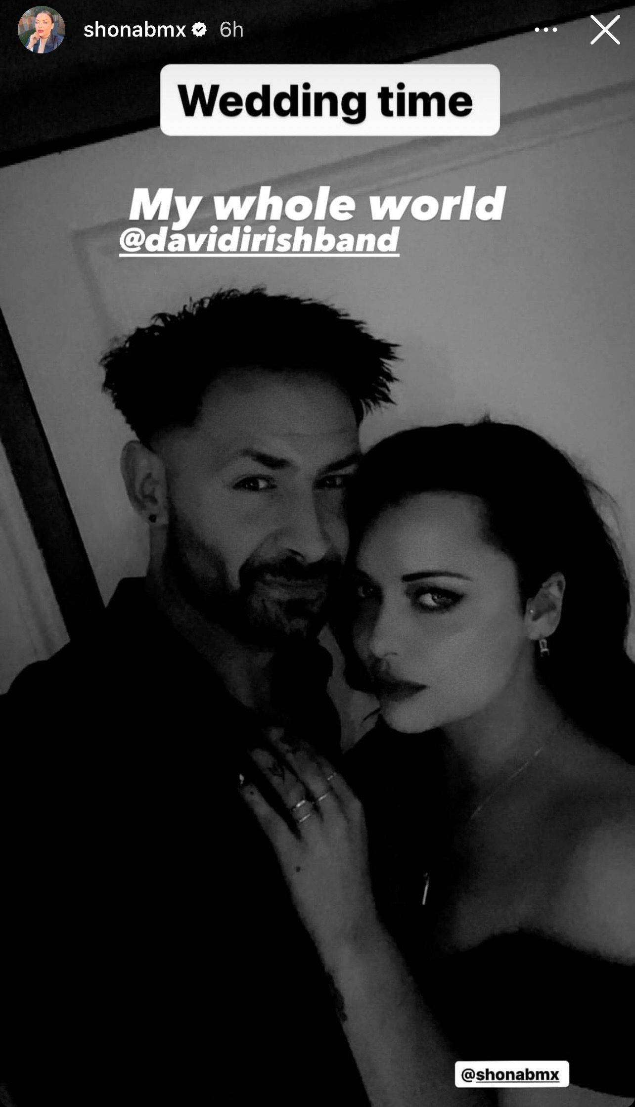 Shona McGarty and boyfriend smiling