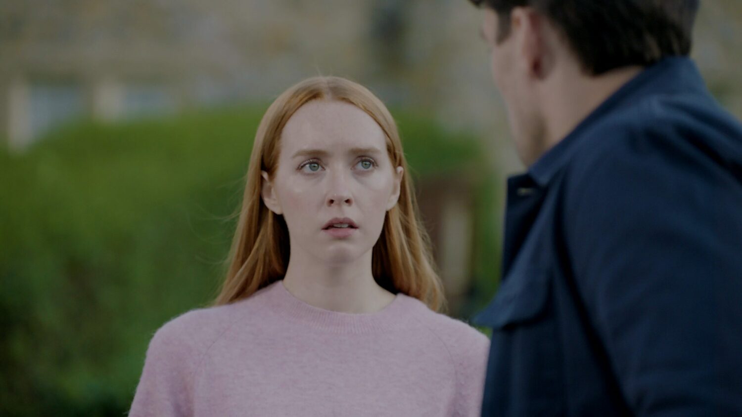 Emmerdale's Chloe is looking at Mack with worry