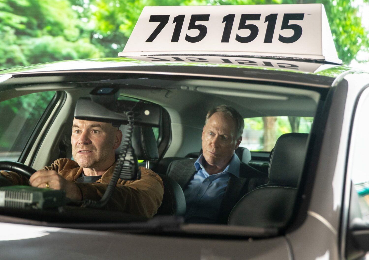 Coronation Street's Stephen is sitting behind Tim in the cab