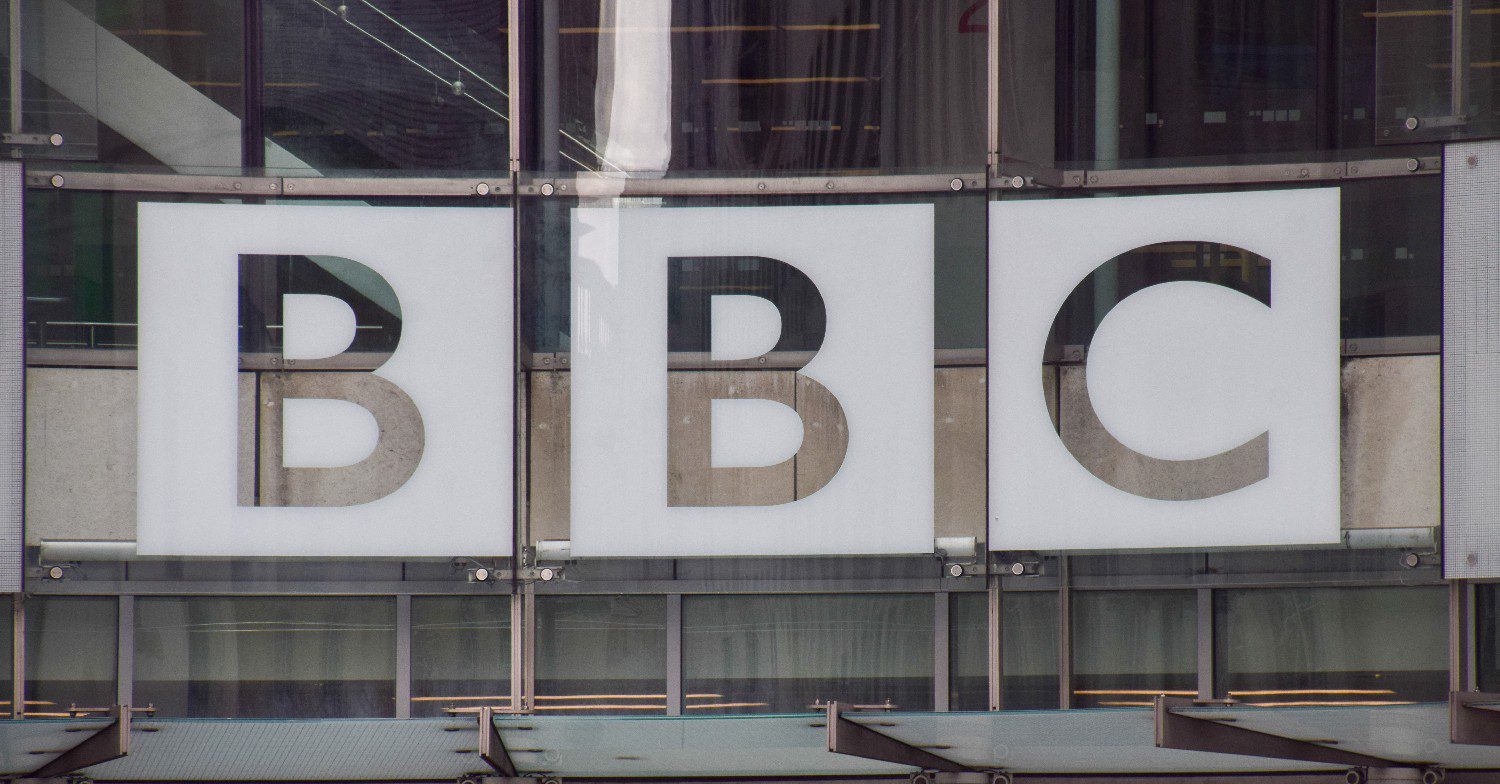 BBC logo outside TV studios