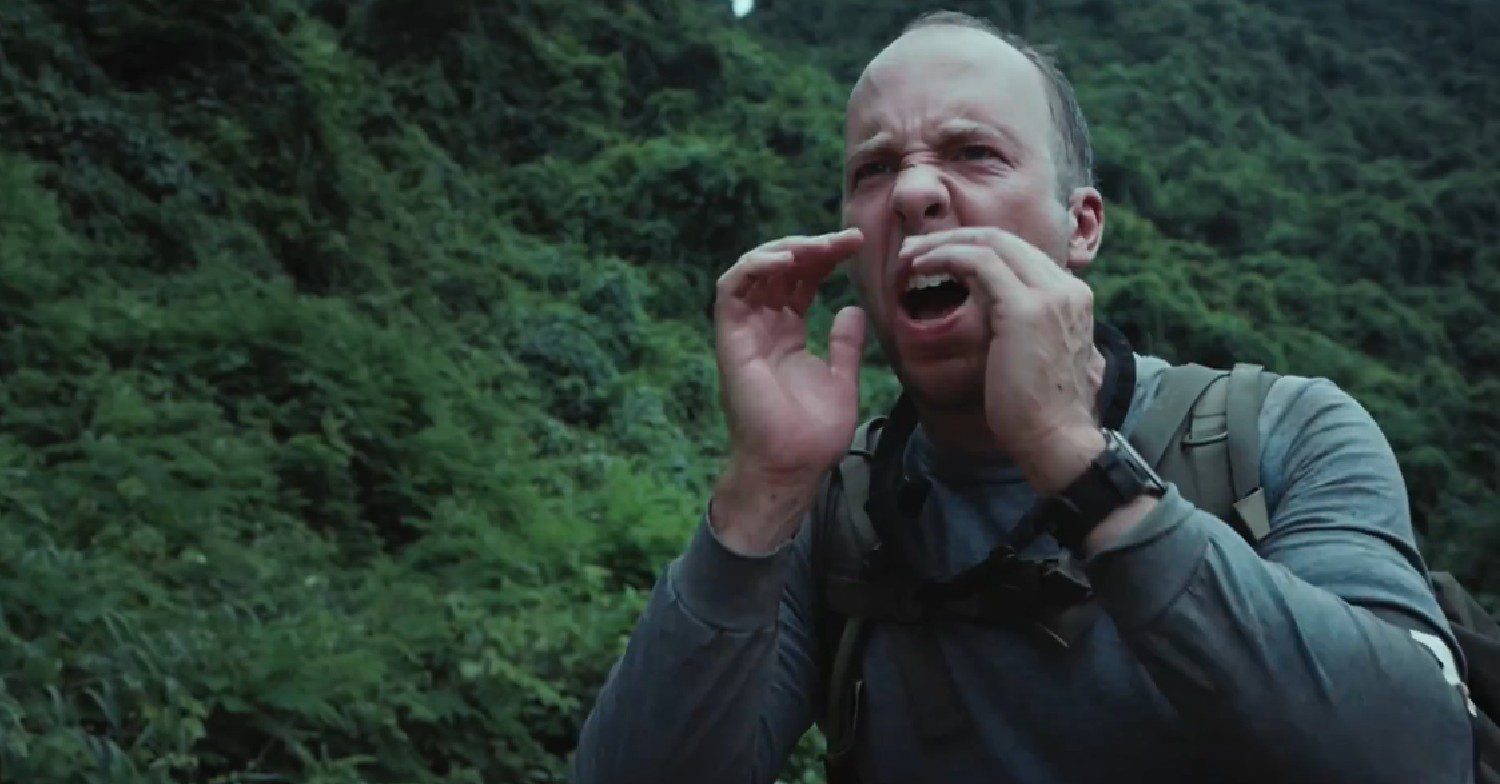 Matt Hancock shouting on Celebrity SAS: Who Dares Wins