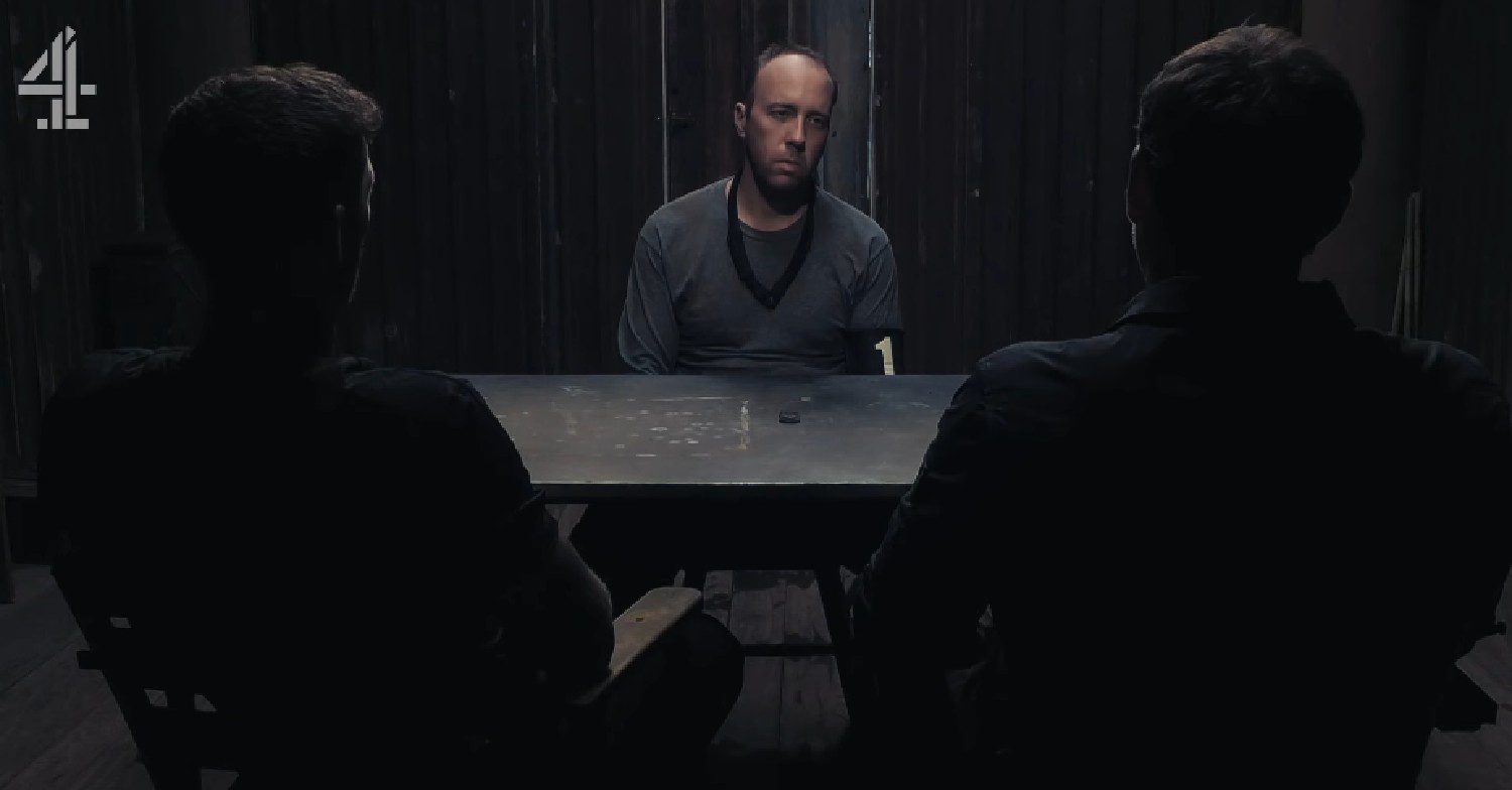 Matt Hancock being interrogated on Celebrity SAS