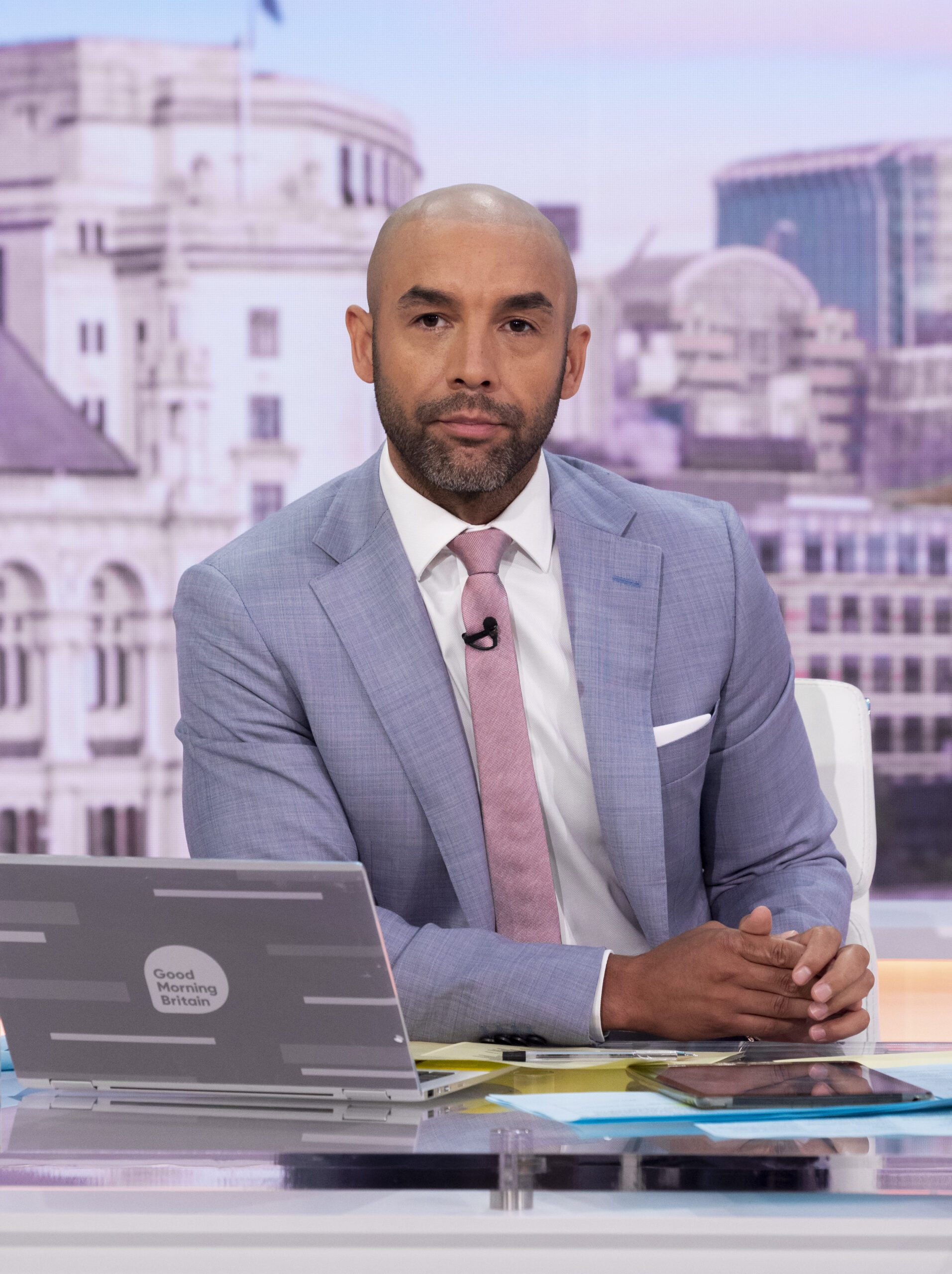 Alex Beresford presenting GMB