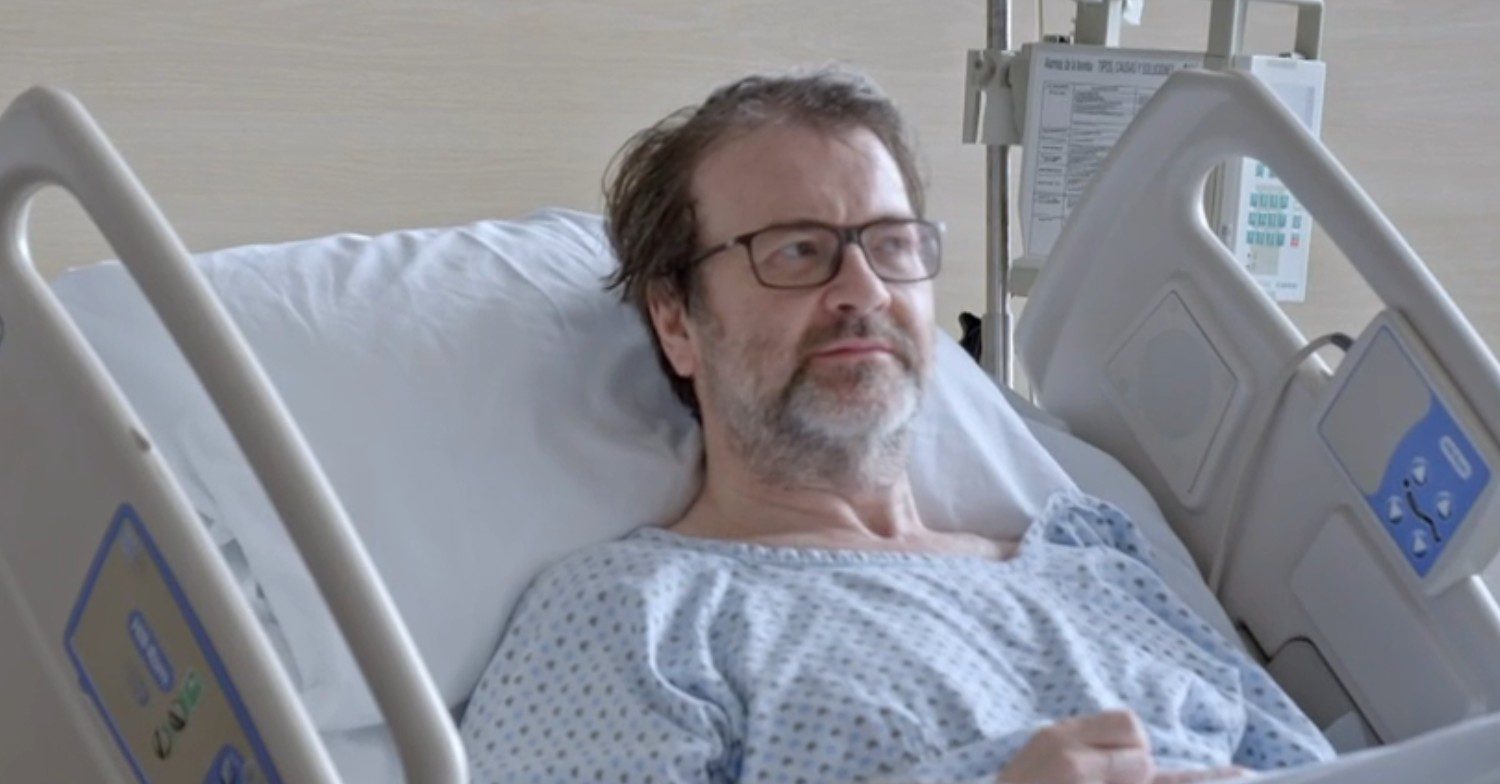 Derek Draper in hospital