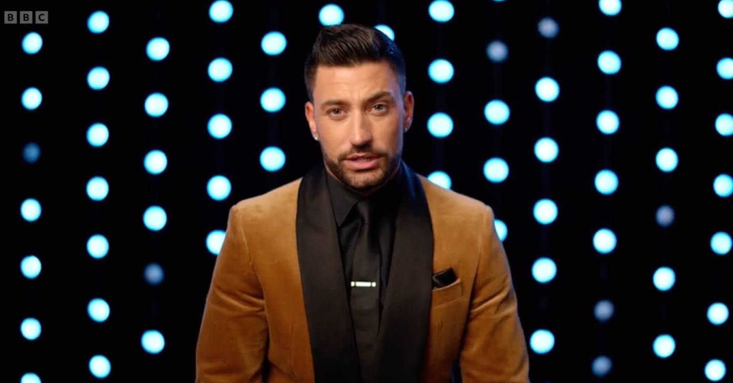 Giovanni Pernice speaks to camera