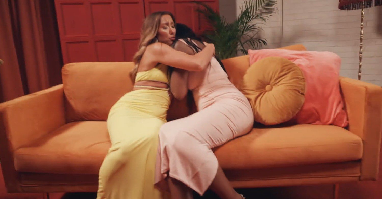 Shona hugging Porscha on MAFS UK