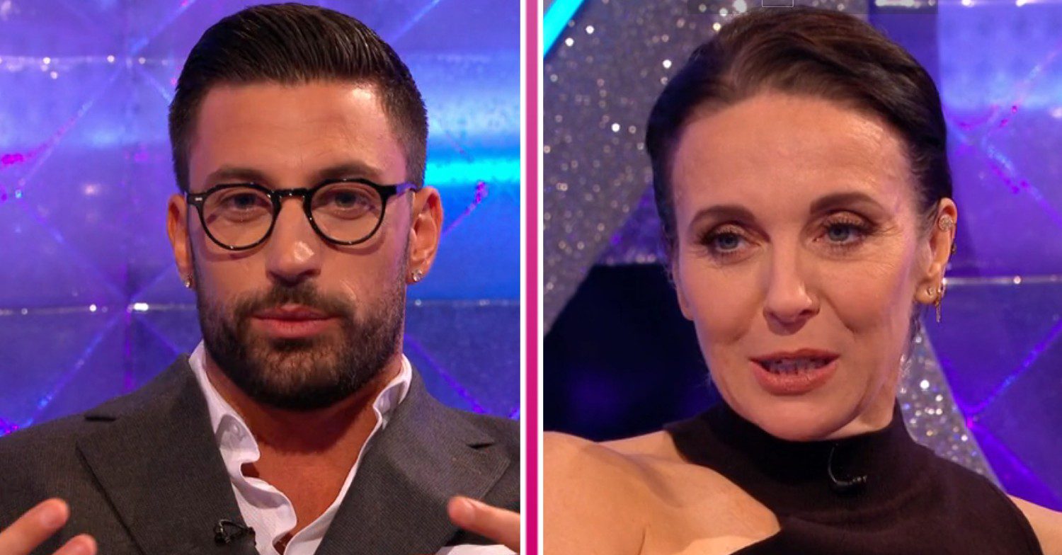 Giovanni Pernice and Amanda Abbington on Strictly It Takes Two