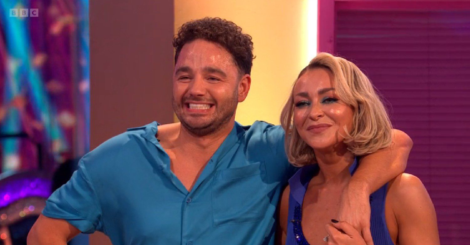Adam Thomas and Luba Mushtuk on Strictly