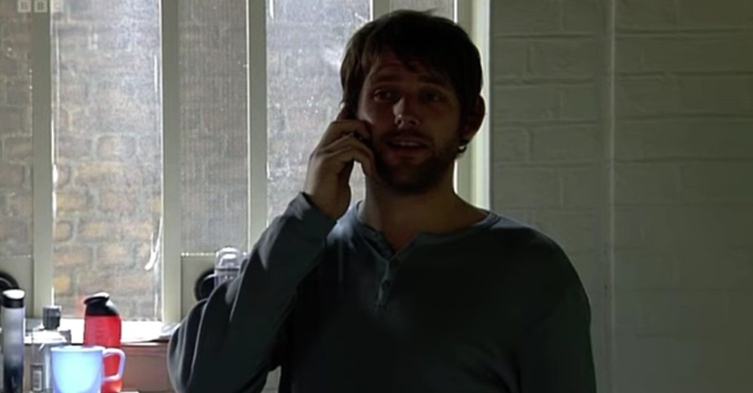 Tony King on the phone in EastEnders