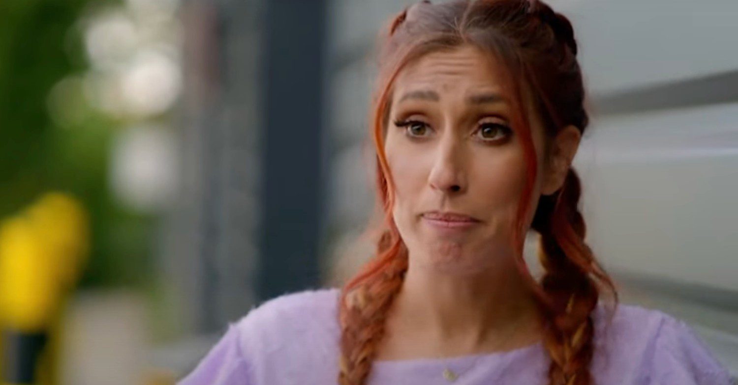 Stacey Solomon speaking on Sort Your Life Out