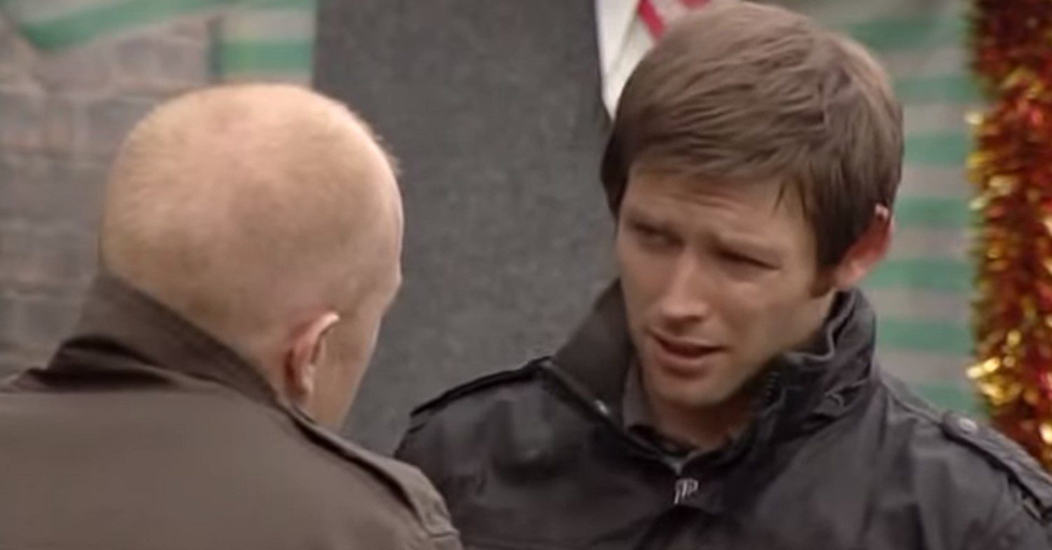 Tony King talking to Max Branning on EastEnders