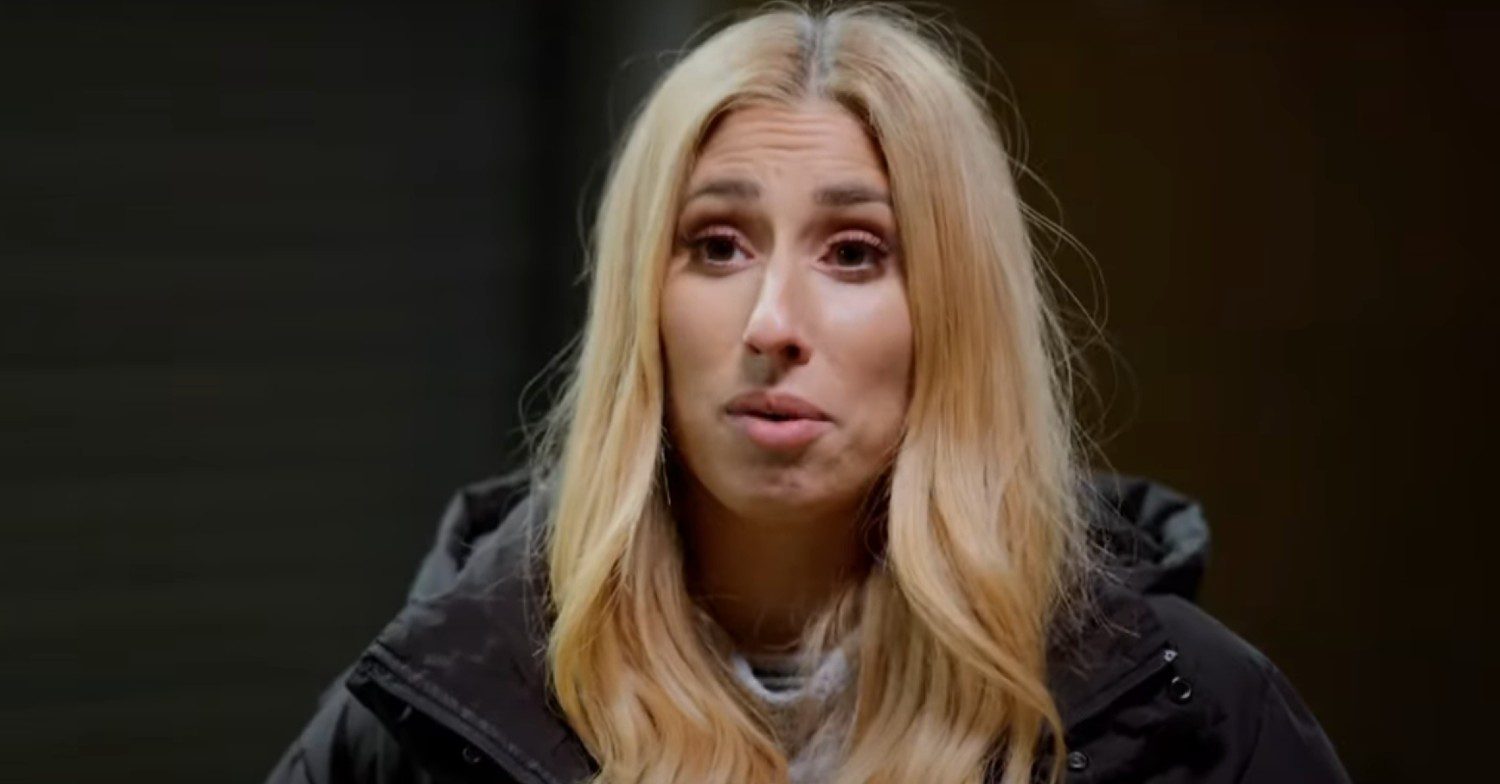 Stacey Solomon speaking on Sort Your Life Out