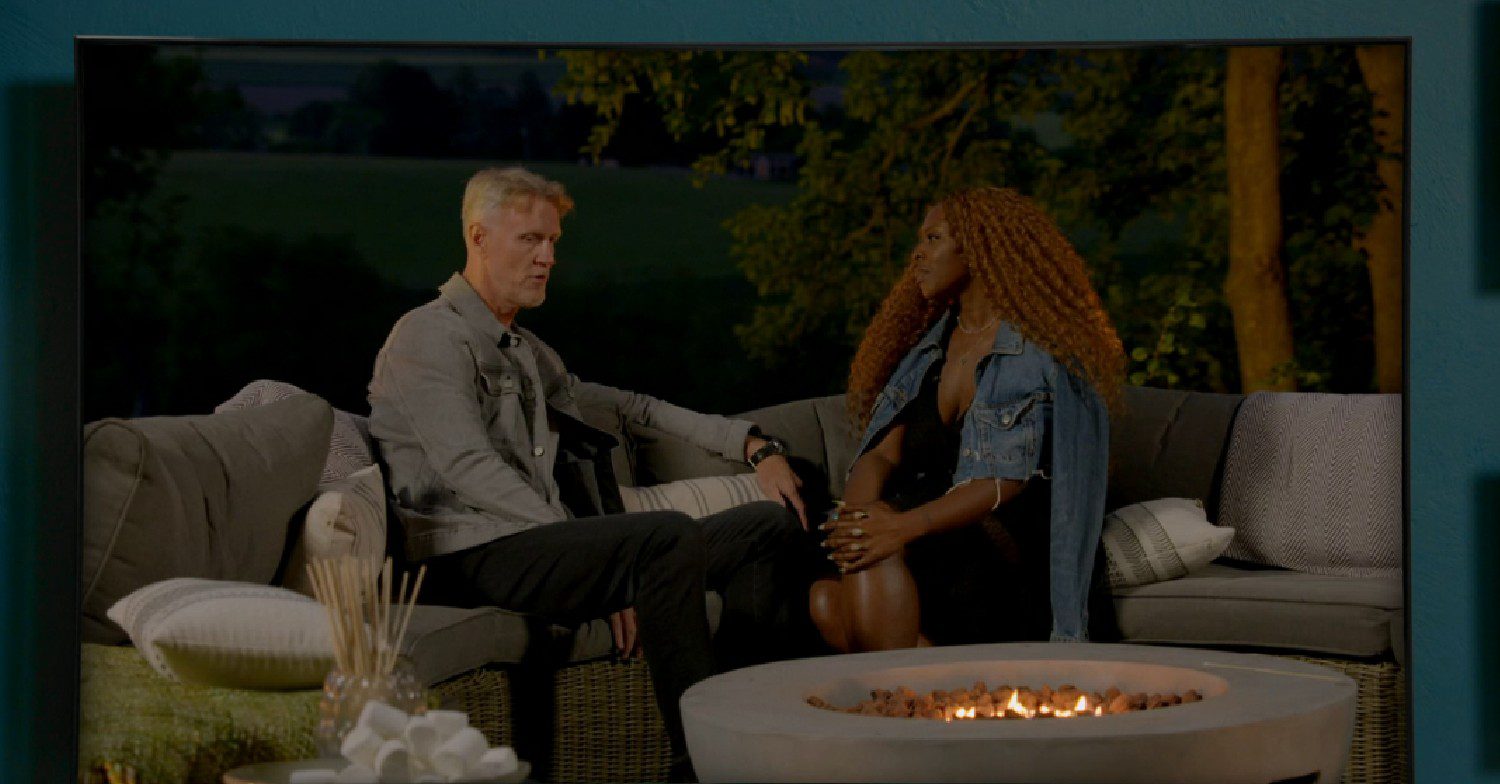 Martin M and Tolullah talking on My Mum Your Dad