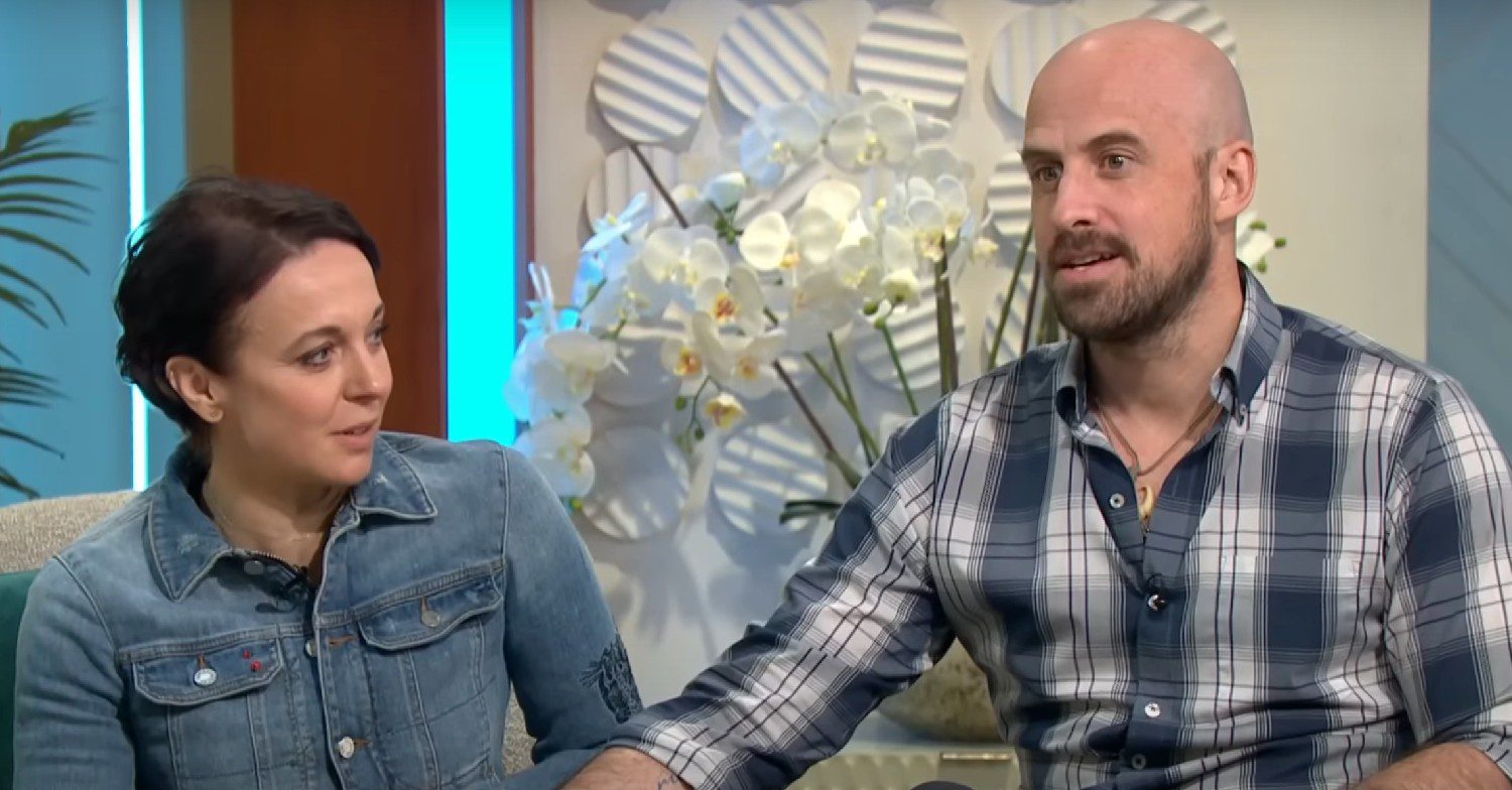Amanda Abbington and Jonathan Goodwin on Lorraine