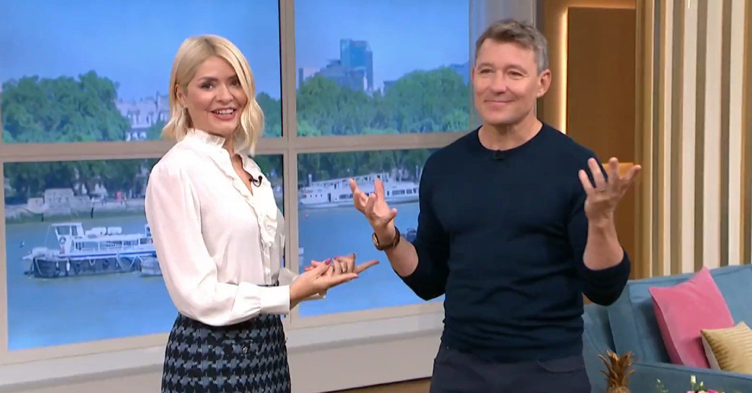 Holly Willoughby and Ben Shephard on This Morning