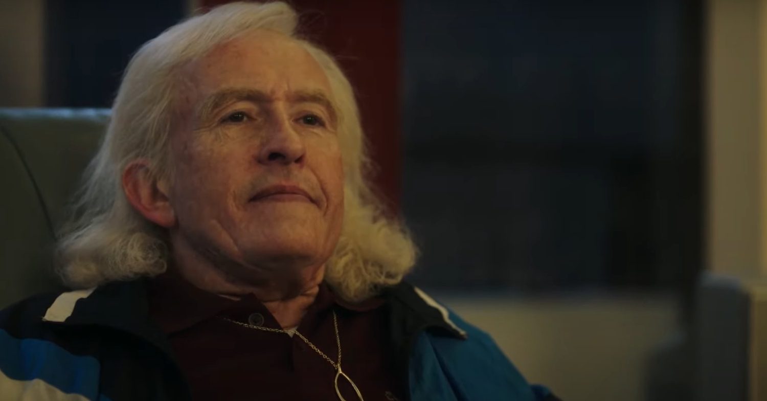 Steve Coogan steps in the role of Jimmy Savile (Credit: BBC)