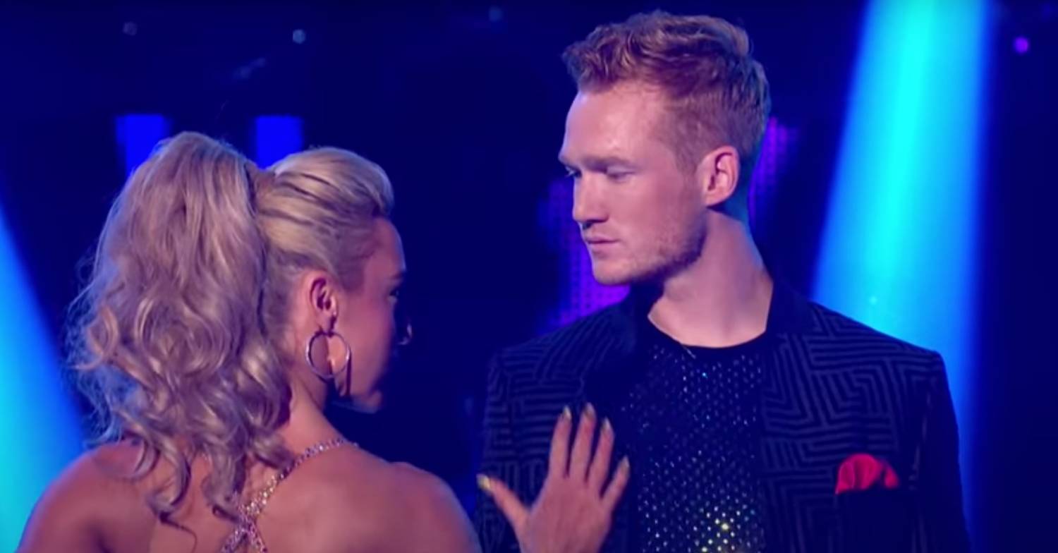 Greg Rutherford dances on Strictly