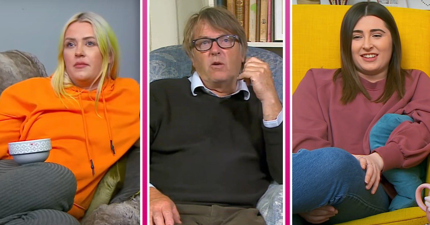 Ellie, Giles and Sophie on Gogglebox