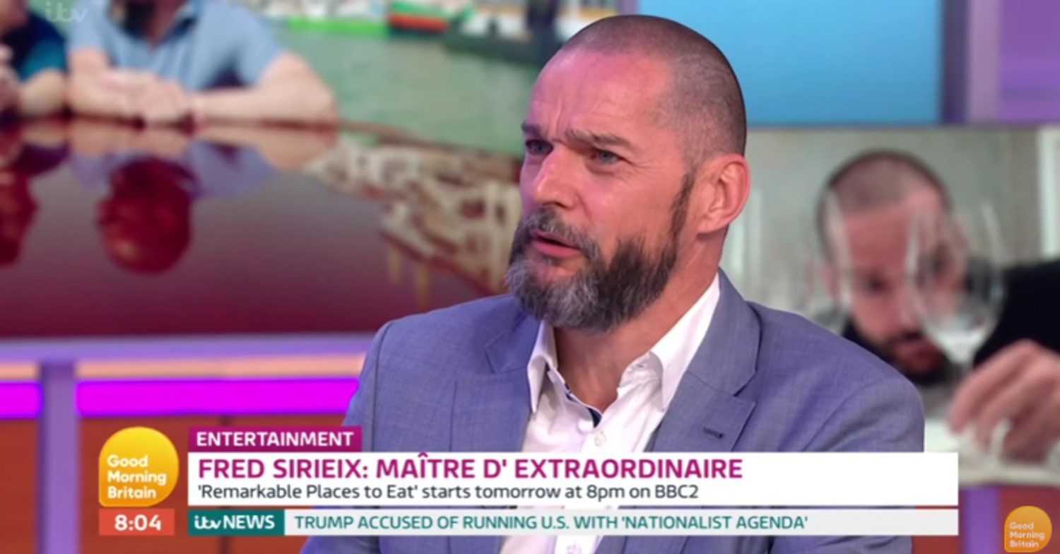 Fred Sirieix talking on GMB (Credit: ITV/YouTube)