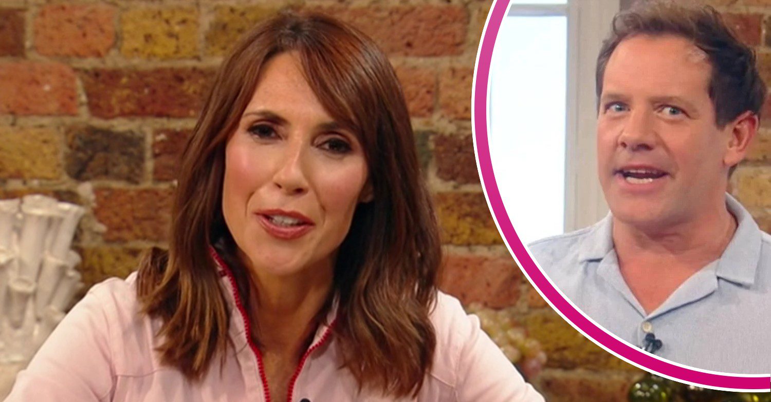 Alex Jones presenting Saturday Kitchen; inset, Matt Tebbutt (Credit: BBC/Composite: ED!)