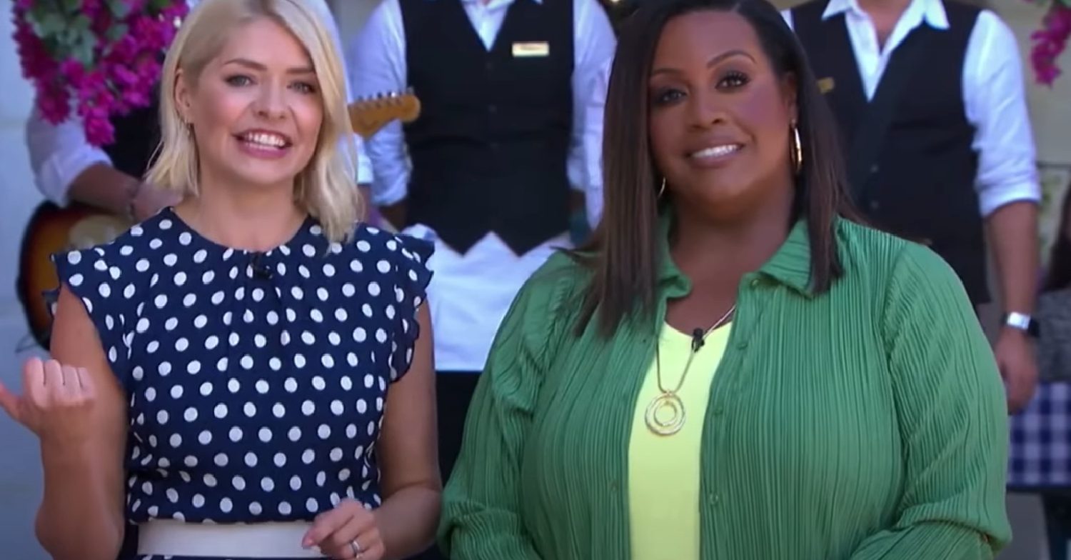 Holly Willoughby and Alison Hammond present This Morning for the first time