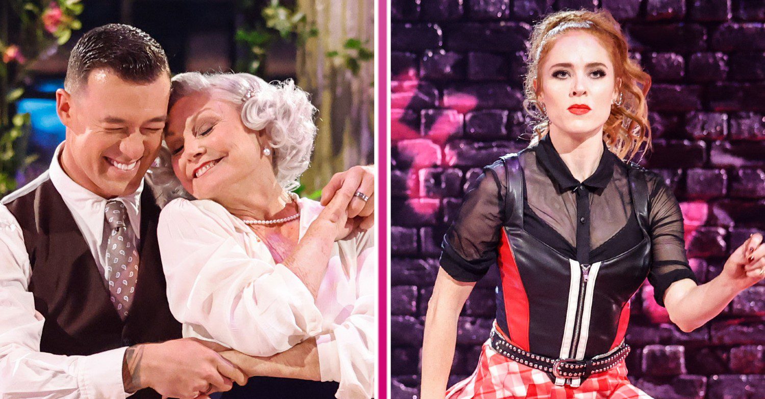 Kai Widdrington and Angela Rippon comp image alongside Angela Scanlon