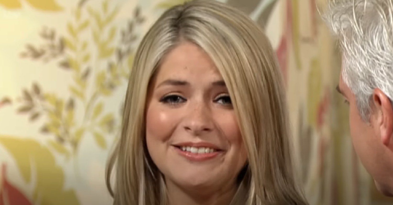 Holly Willoughby smiling during first This Morning appearance