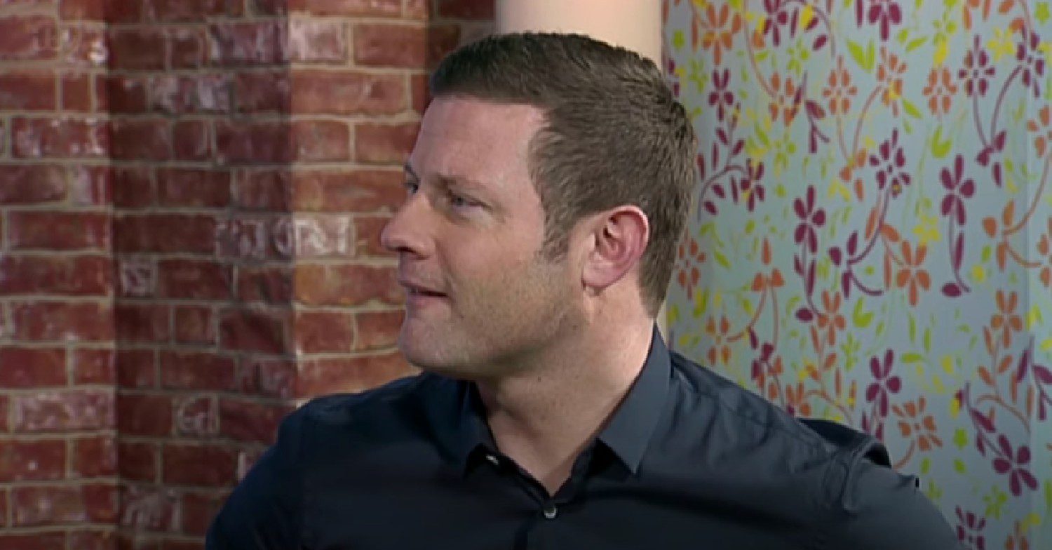 Dermot O'Leary speaking during This Morning debut