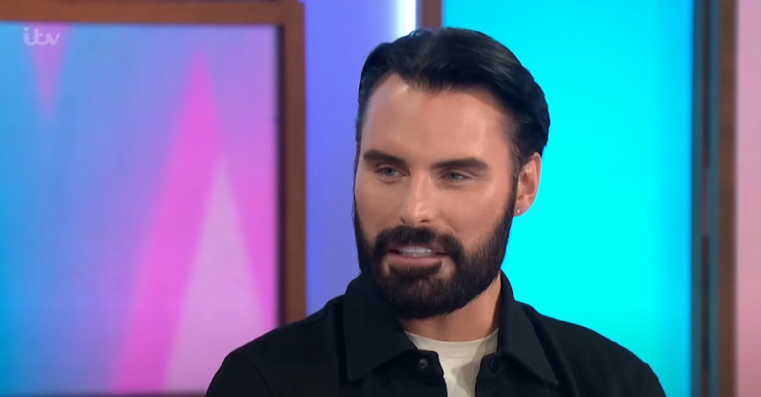 Rylan Clark speaking on Loose Women