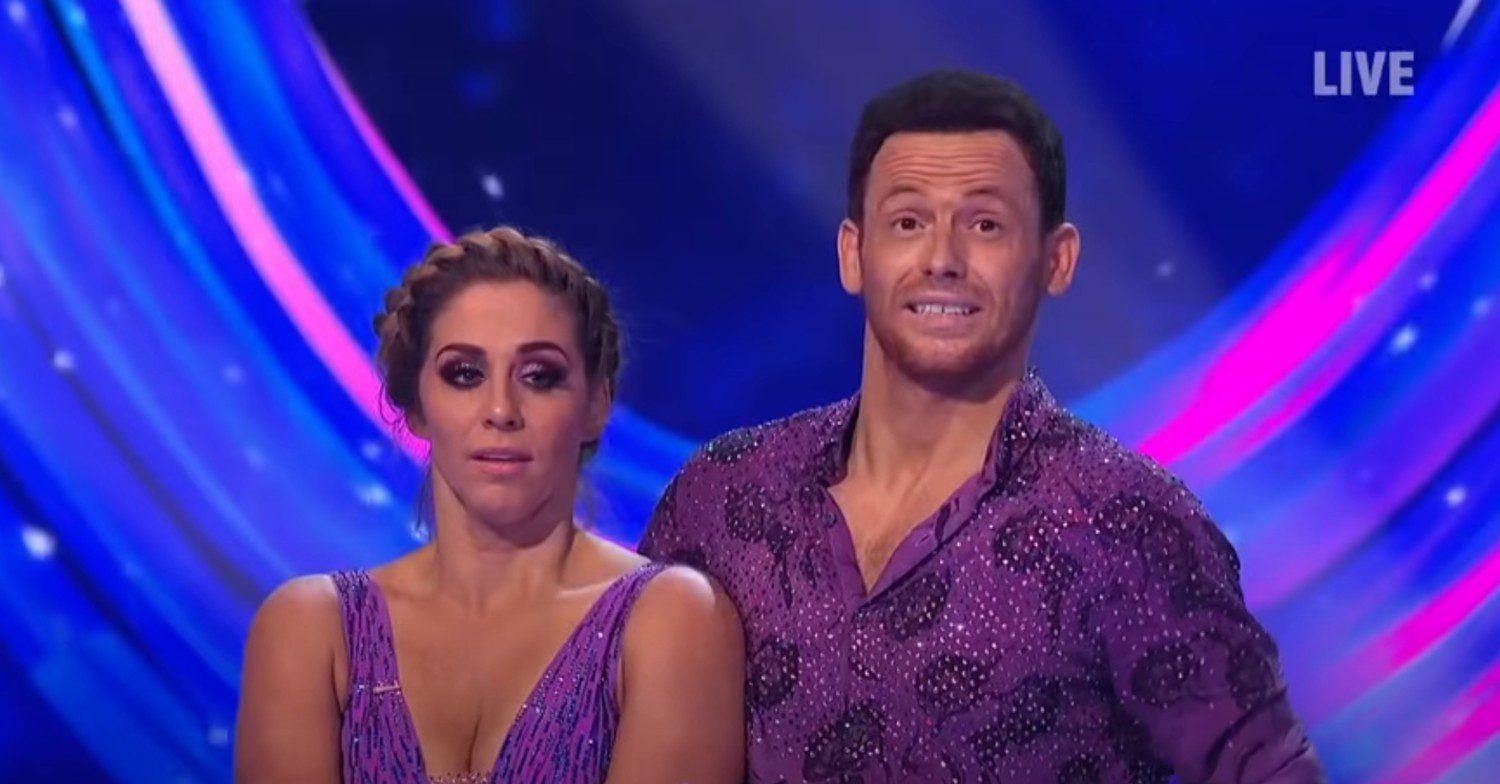 Joe Swash during Dancing On Ice final with Alex Murphy