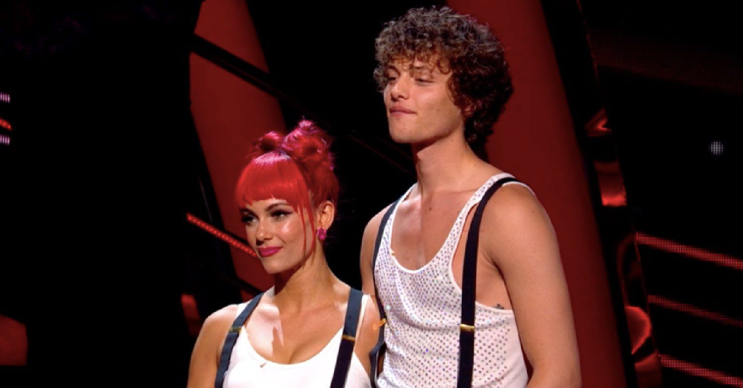 Bobby Brazier and Dianne on Strictly 