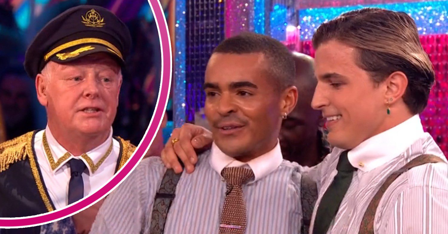 Les Dennis, Layton Williams and Nikita Kuzmin on Strictly