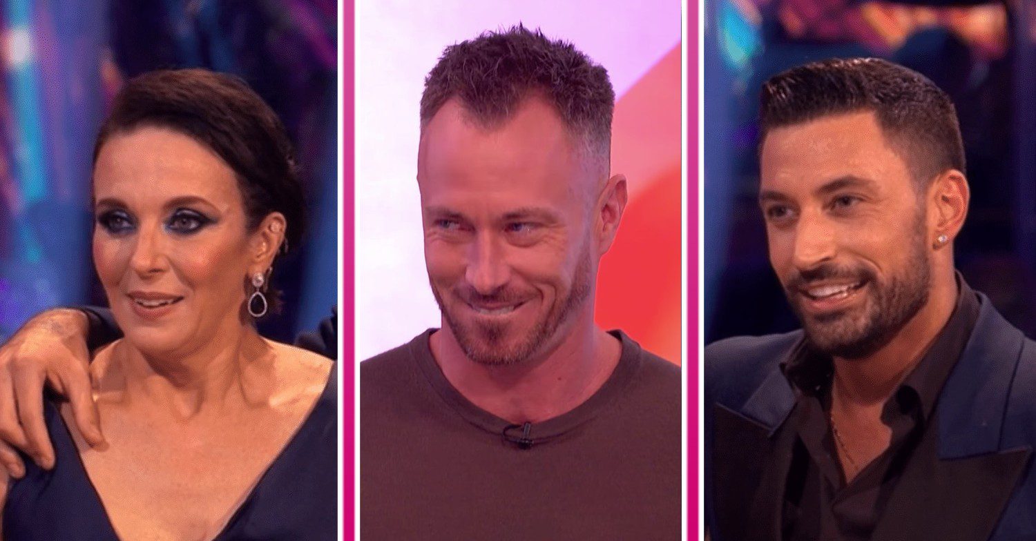 Amanda and Giovanni on Strictly with James on Loose Women