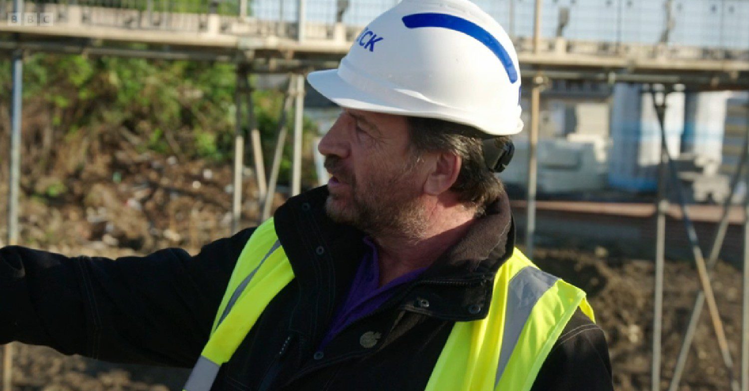 Nick Knowles speaking on DIY SOS