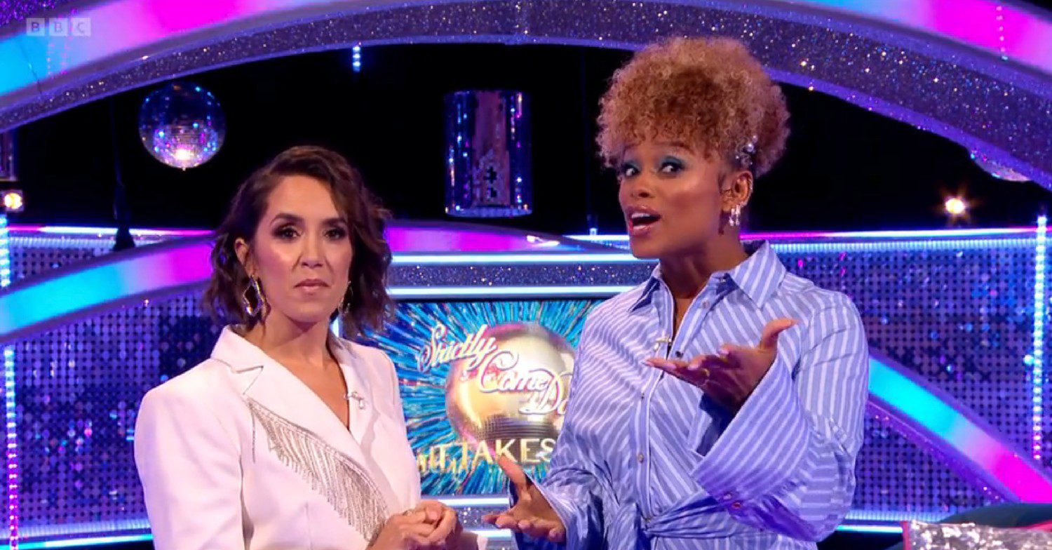 Fleur East and Janette Manrara on It Takes Two