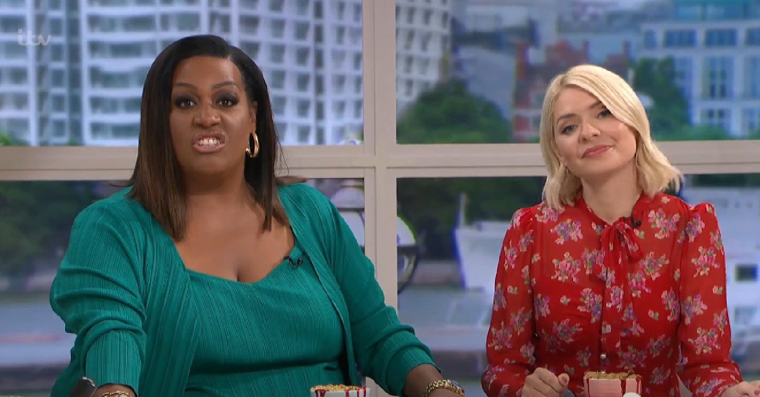 Alison Hammond and Holly Willoughby hosting This Morning