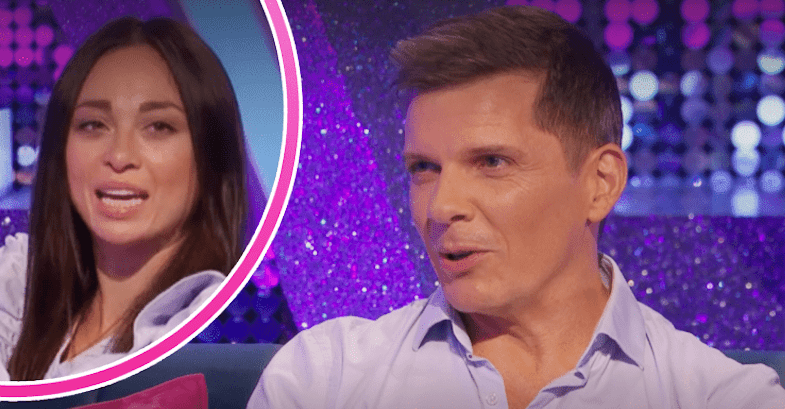 Katya Jones and Nigel Harman speaking on It Takes Two