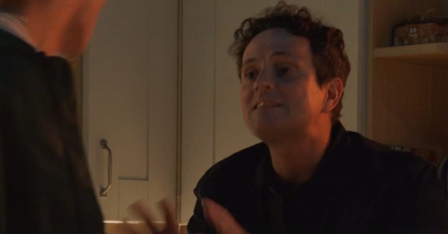 EastEnders' Theo is angry