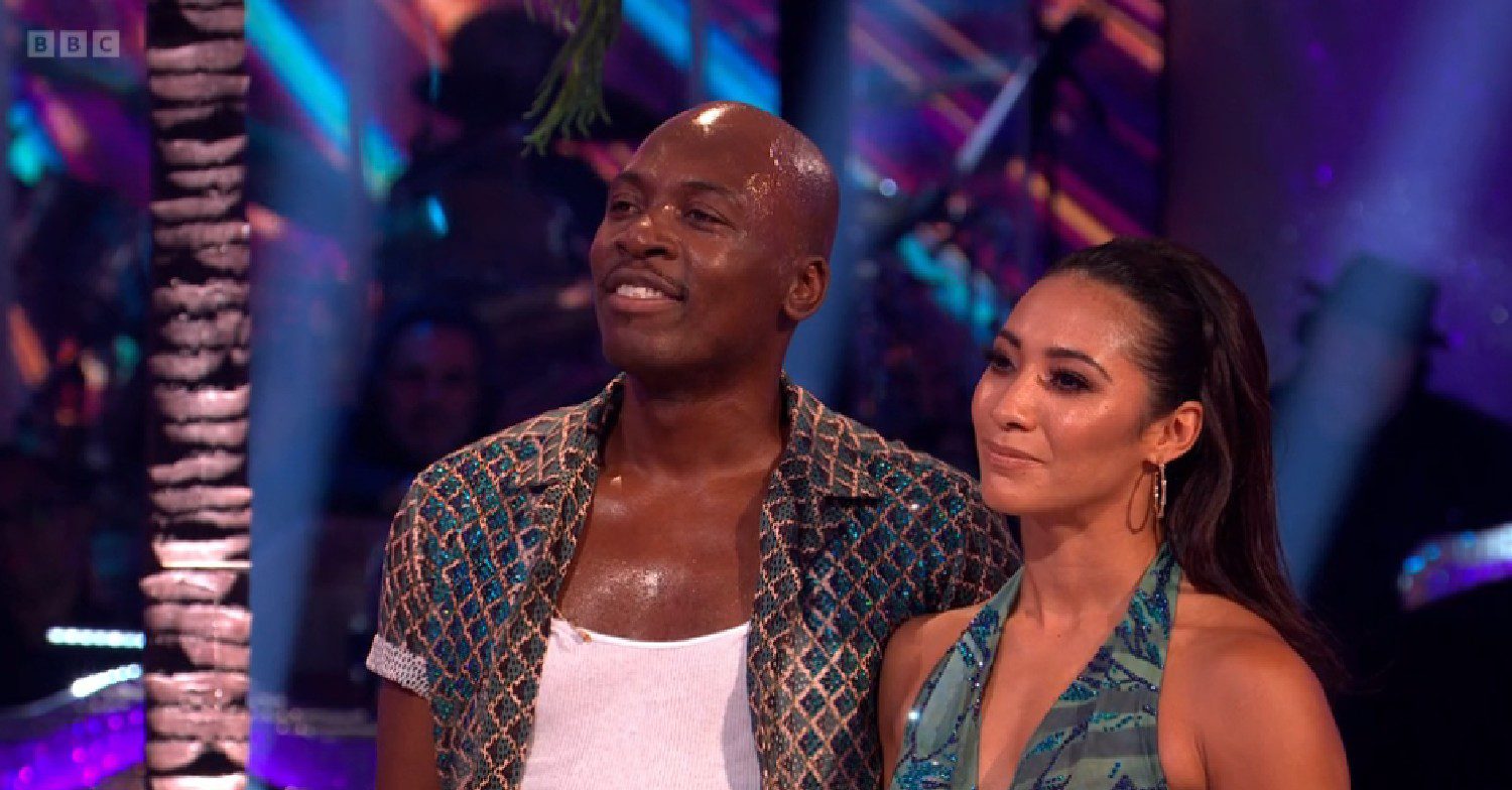 Eddie Kadi and Karen Hauer on Strictly week 2