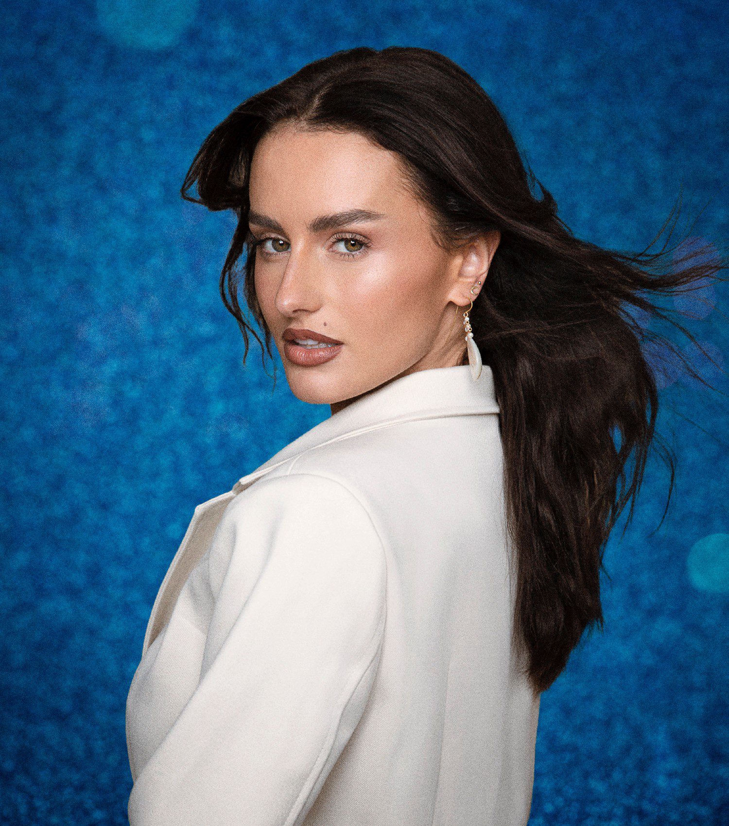 Amber Davies posing for Dancing On Ice 2024 line-up