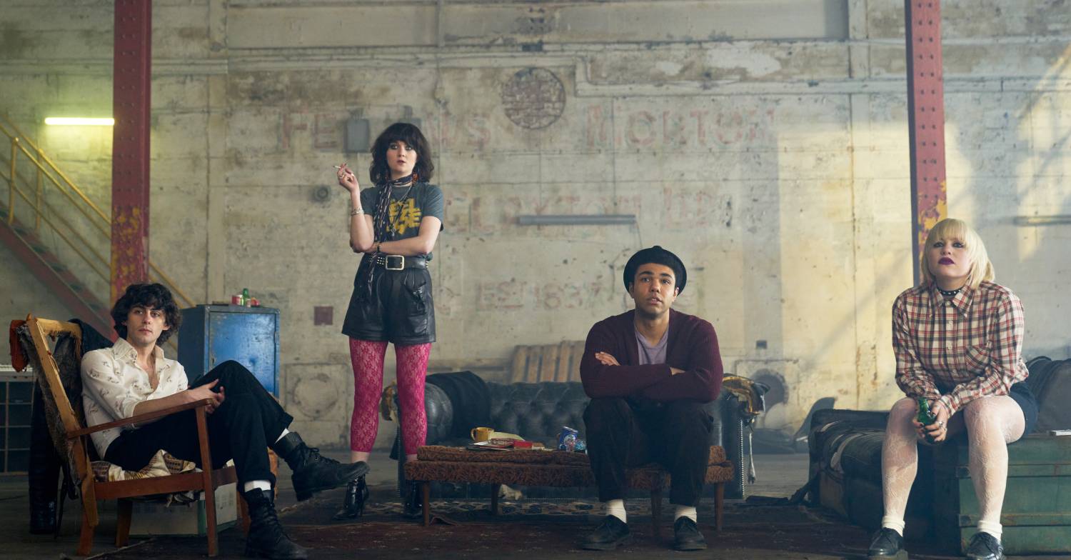 Bardon Quinn (BEN ROSE), Fiona (FREYA PARKS), Dante Williams (LEVI BROWN), Jeannie Keefe (EVE AUSTIN) (Credit: BBC / Banijay Rights / Kudos)