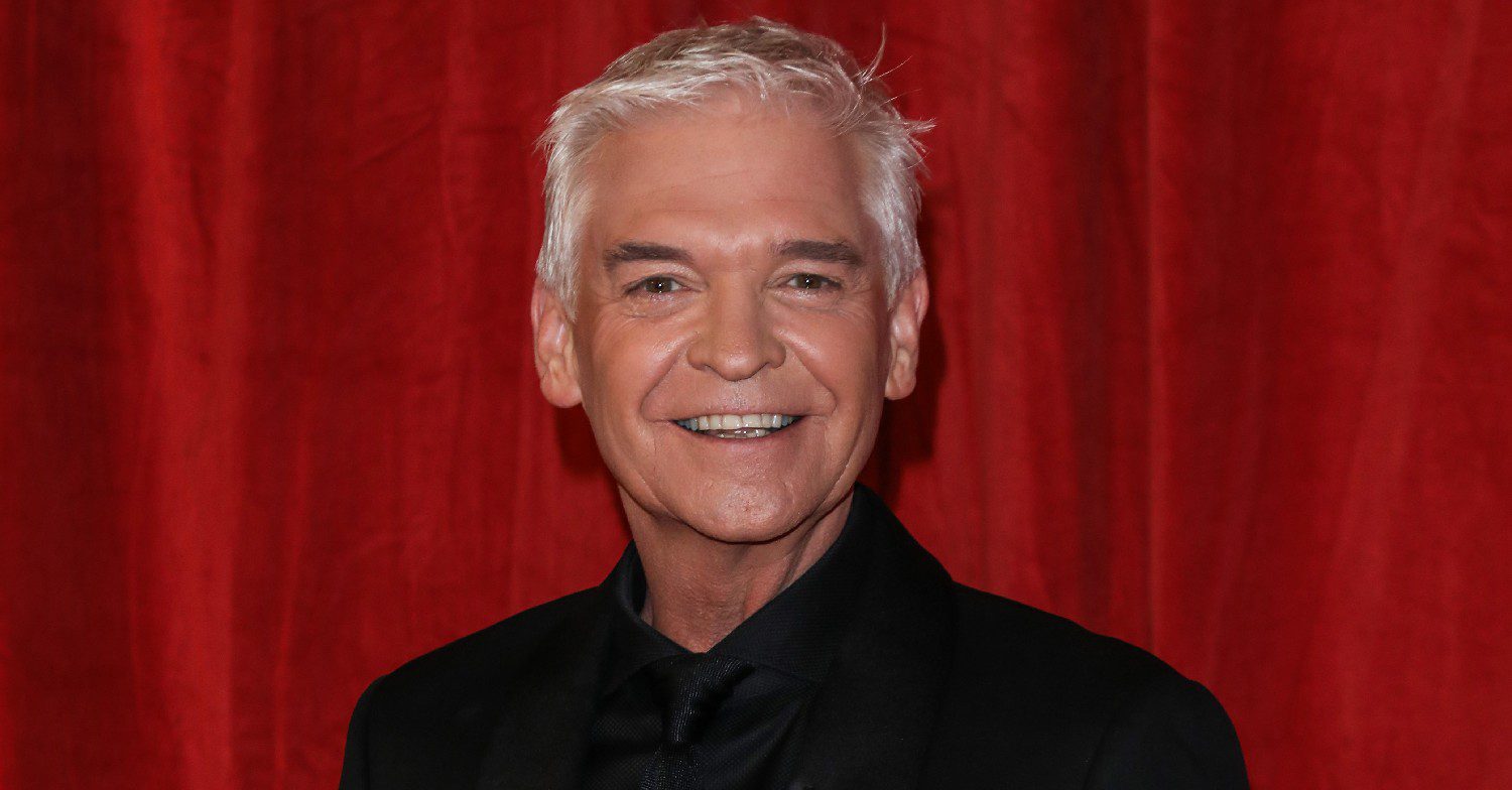 Phillip Schofield smiling at the Soap Awards 2022