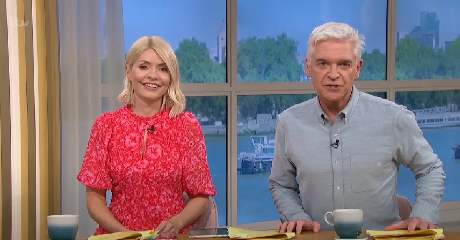 Holly Willoughby and Phillip Schofield on This Morning