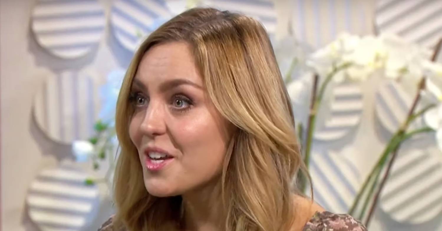 Amy Dowden looks serious