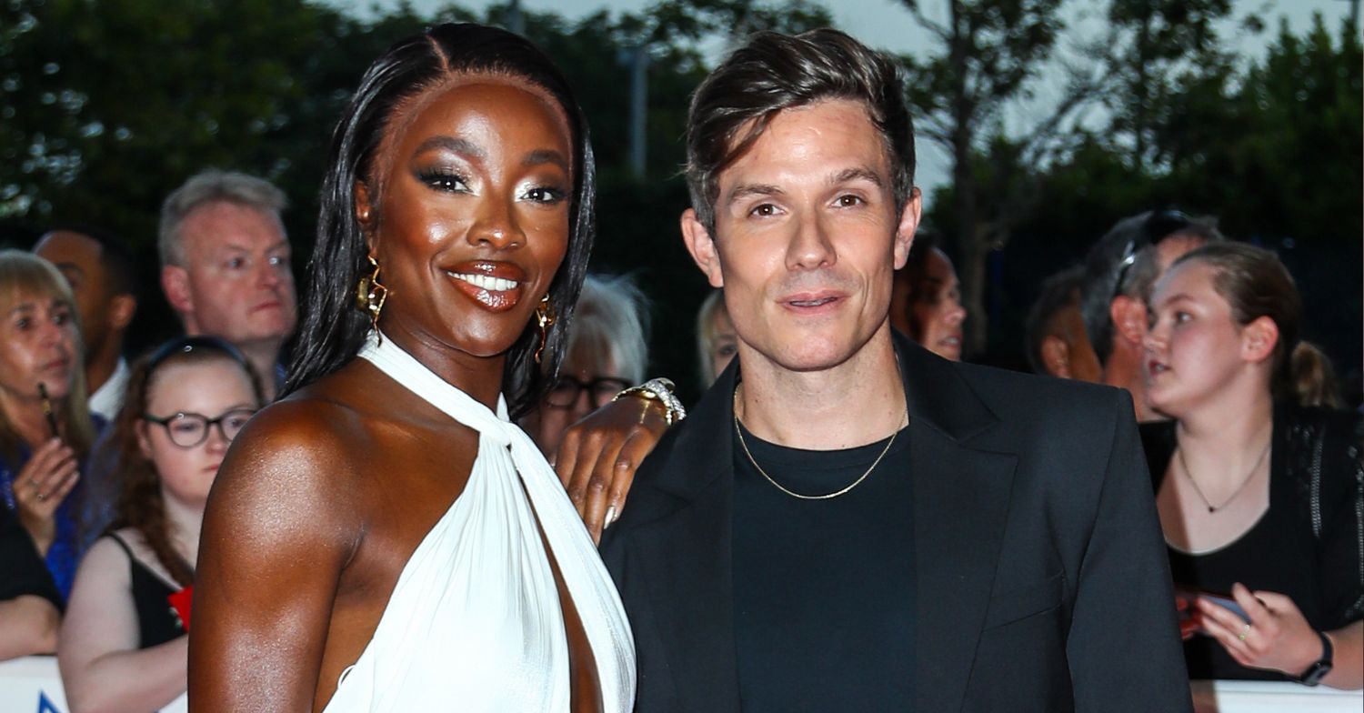 AJ Odudu and Will Best on the red carpet