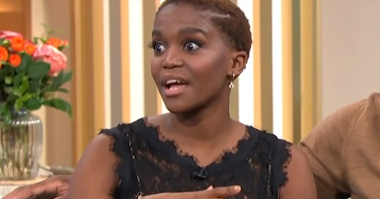 Oti Mabuse speaking on This Morning
