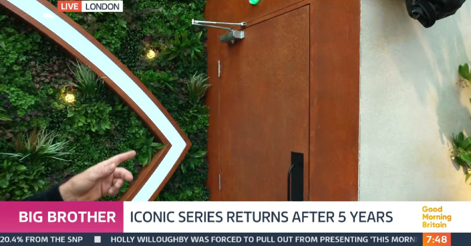 The Big Brother smoking area