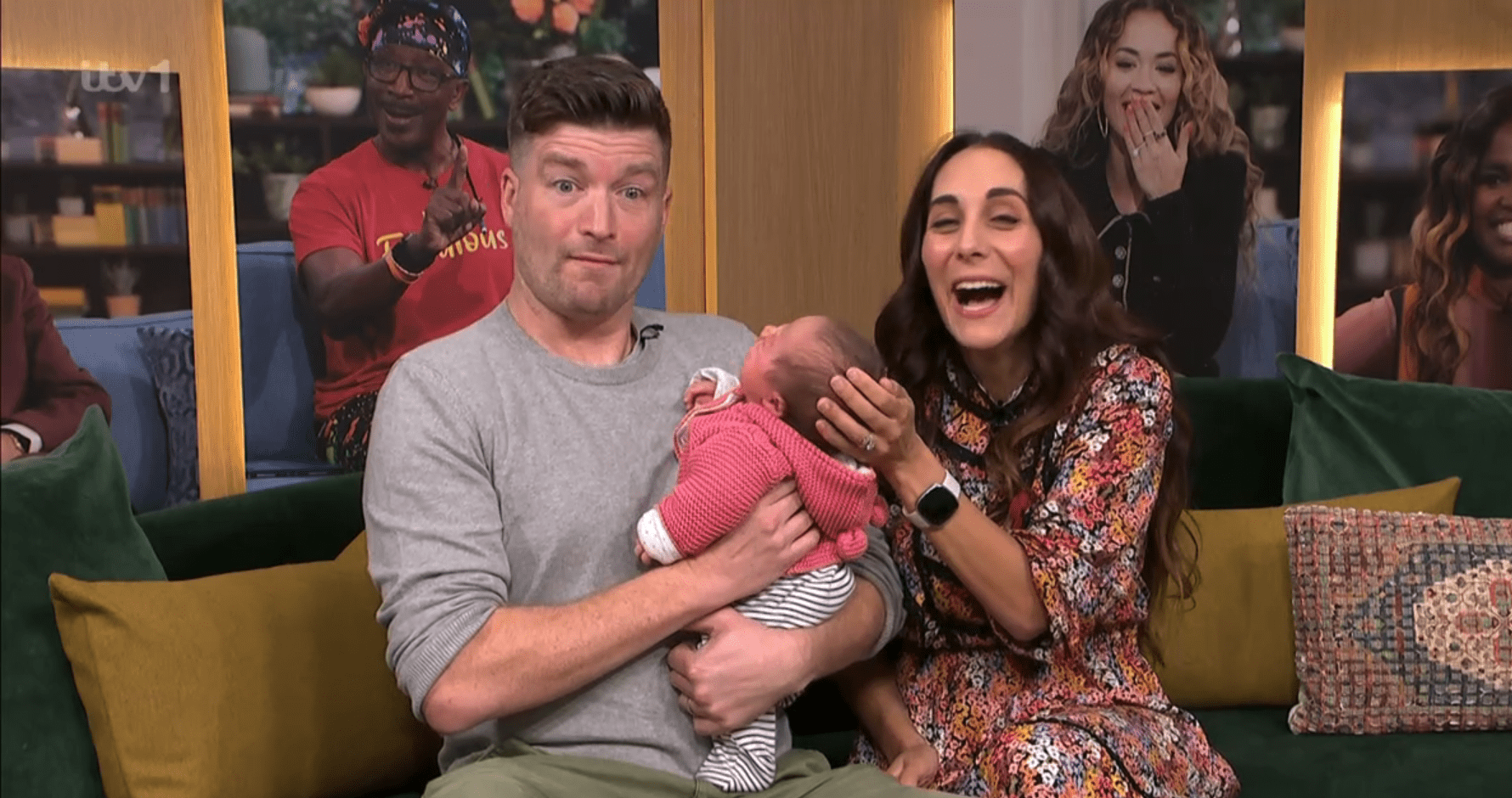 Dr Sara and her husband with their baby girl