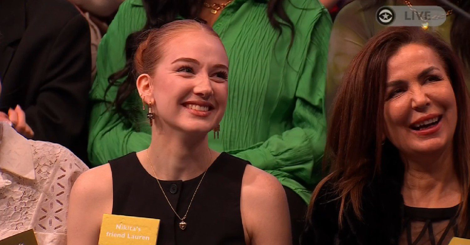 Nikita Kuzmin's girlfriend on Celebrity Big Brother Late and Live